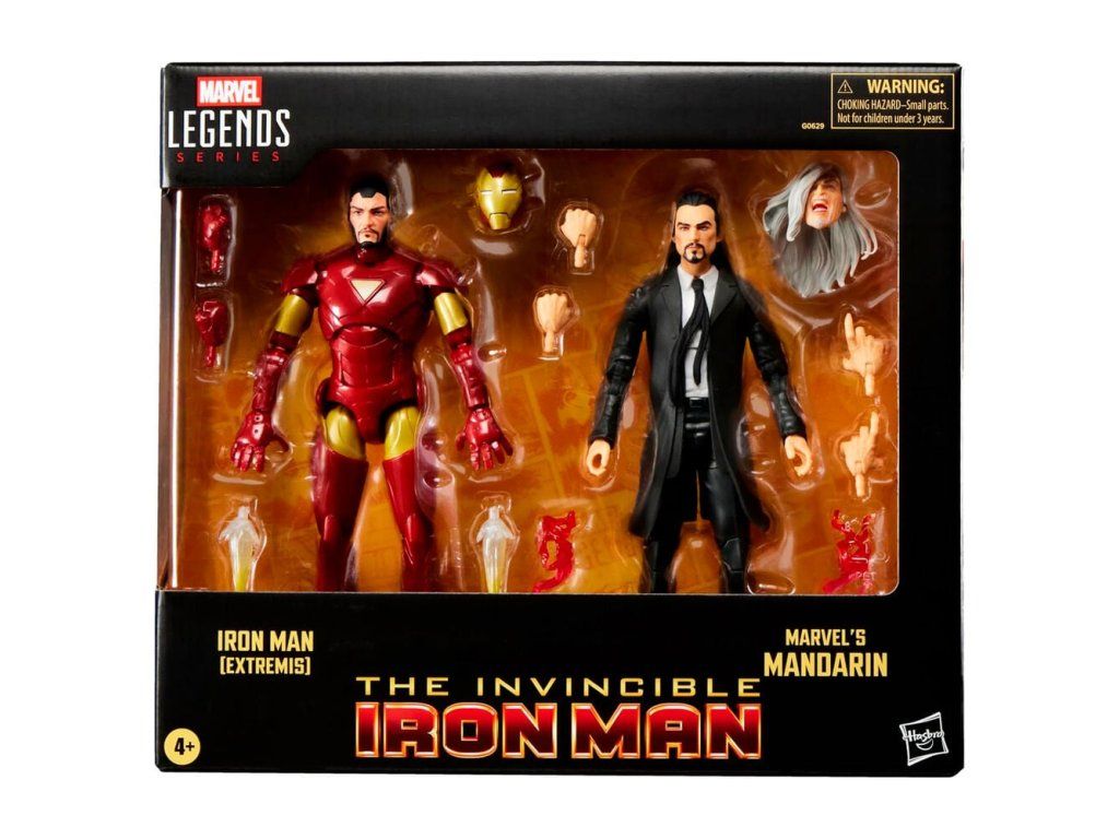 Marvel The Invencible Iron Man - Iron Man Extremis a Marvels Mandarin blister 2 figúrky 15cm