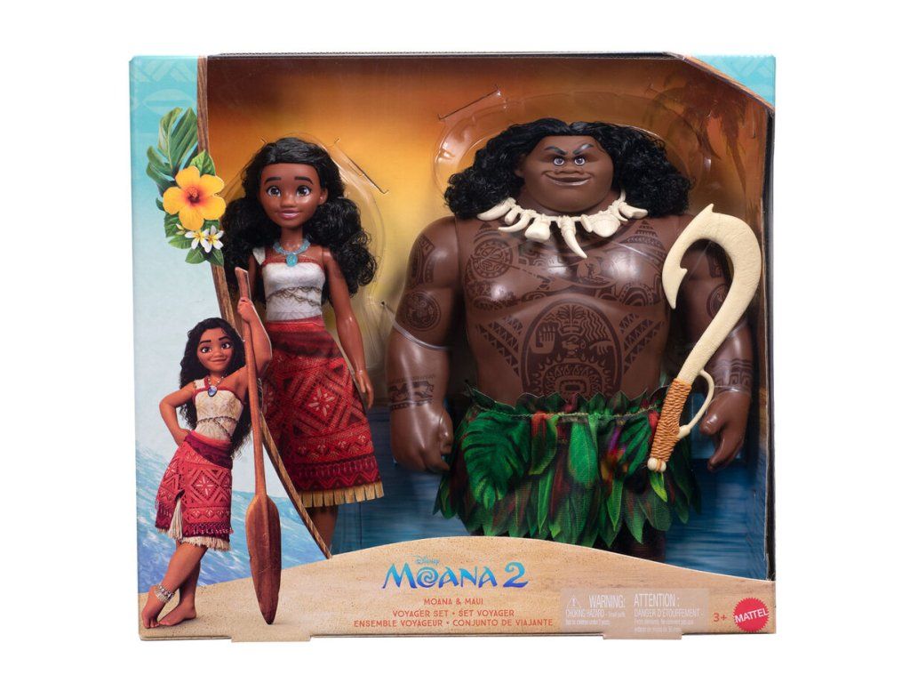 Disney Vaiana Moana 2 Maui a Vaiana blister 2 bábiky