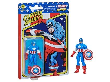 Marvel Legends Retro Collection Captain America figúrka 10 cm (4+)