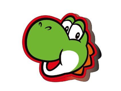 Super Mario Bros Yoshi 3D vankúš