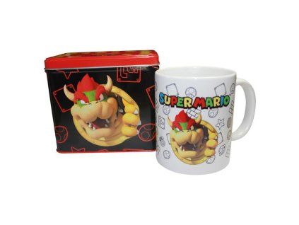 Nintendo Super Mario Bros Bowser Hrnček + sada peňazí