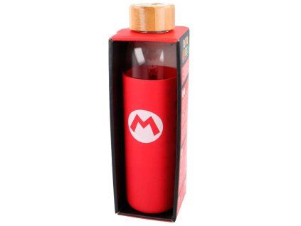 Nintendo Super Mario Bros silikónový kryt sklenenej fľaše 585 ml