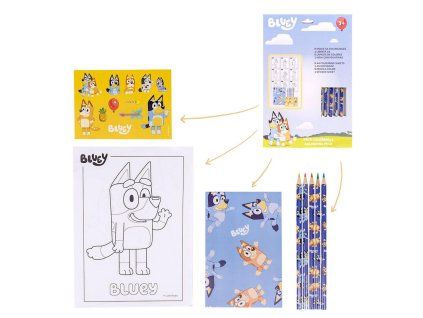 Súprava písacích potrieb Bluey Colouring