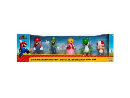 Nintendo Super Mario set 5 figúrok 6cm