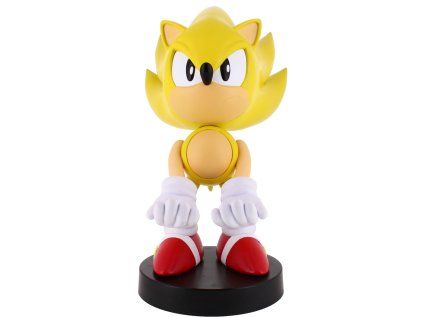 Sonic Super Sonic upínacia konzola pre figúrky Cable guy 21cm