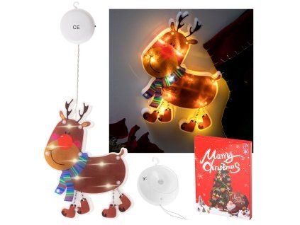 Lampki LED wiszaca dekoracja swiateczna renifer 105832(2)