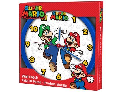 Nástenné hodiny Super Mario Bros