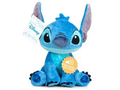 Disney Stitch Interaktívna mäkká plyšová hračka so zvukom 20 cm (3+)
