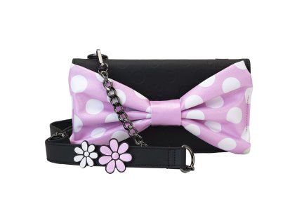 Taška cez rameno Loungefly Disney Minnie Floral Rock the Dots