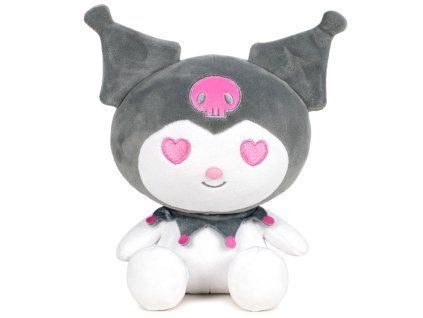 Hello Kitty Kuromi Grey plyšová hračka 16cm
