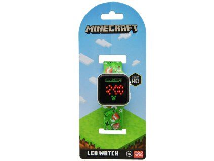 Detské digitálne LED hodinky Minecraft