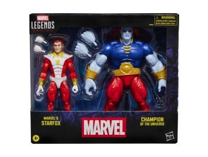 Marvel Legends Series Starfox a Champion of the Universe balenie 2 figúrok 15cm