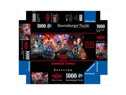 Stranger Things panoramatické puzzle 1000ks