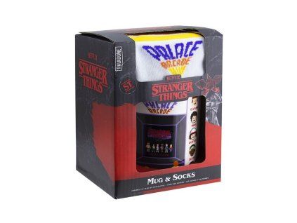 Súprava hrnčekov a ponožiek Stranger Things