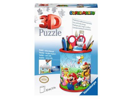Super Mario puzzle 3D držiak na ceruzky 54ks