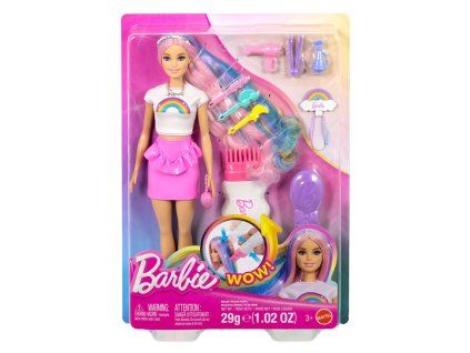 Bábika Barbie Rainbow Shimmer Hair