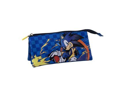 Trojitý puzdro na ceruzky Sonic the Hedgehog