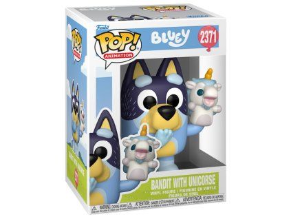 POP figúrka Bluey Bandit s Unicourse