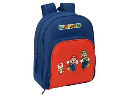 Super Mario Bros Mamma Mia prispôsobiteľný batoh 34cm