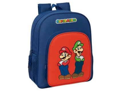 Super Mario Bros Mamma Mia prispôsobiteľný batoh 38cm