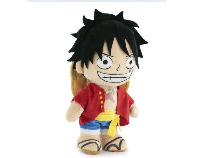 Plyšová hračka Luffy zo seriálu One Piece, 28 cm