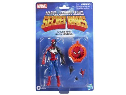 Marvel Legends Series Secret Wars Spiderman Kostým mimozemšťana 15cm