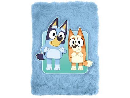 Bluey A5 Plyšový zápisník