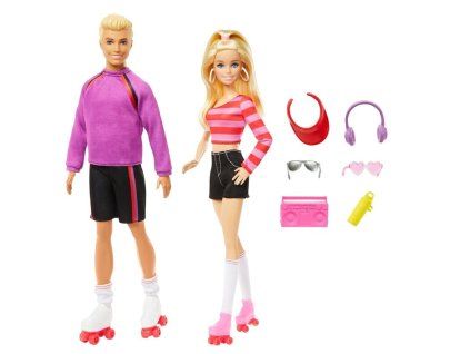 Barbie balenie 2 bábiky Barbie a Ken Skaters