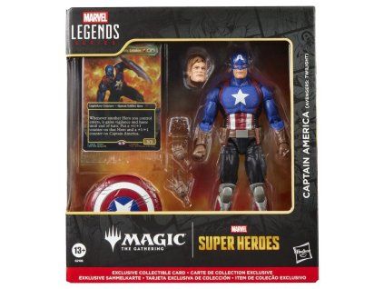 Figúrka z série Marvel Legends: Magic: The Gathering – Kapitán Amerika z Avengers: Twilight, 15 cm