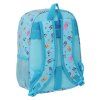 Modrý prispôsobiteľný batoh 34 cm