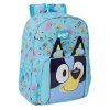 Modrý prispôsobiteľný batoh 34 cm