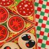 Pizza drewniany zestaw do zabawy na rzep akcesoria lopatka noz talerz nauka krojenia 20cm 168556