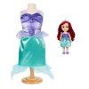 Disney Malá morská víla bábika Ariel + kostým 38cm