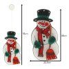 Lampki LED wiszaca dekoracja swiateczna balwan 45cm 137622