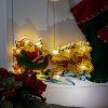 Lampki LED wiszaca dekoracja swiateczna sanie mikolaja 105852(2)