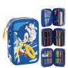 Trojitý puzdro na ceruzky Sonic the Hedgehog