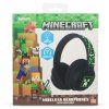 Bezdrôtové LED slúchadlá Minecraft