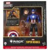 Figúrka z série Marvel Legends: Magic: The Gathering – Kapitán Amerika z Avengers: Twilight, 15 cm