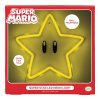 Nónová nástenná lampa Super Mario Bros Super Star